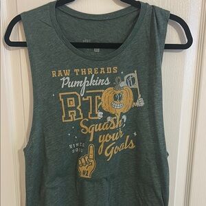 Threads 4 Thought Green Graphic Tank Top